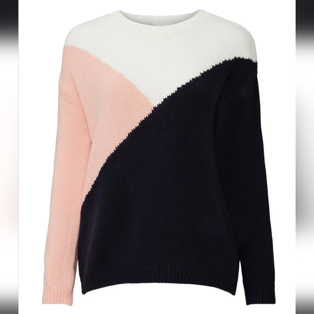 BB Dakota Bunny Slope Color Block Sweater size XS